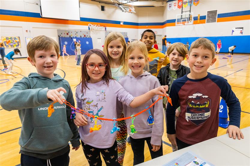 Students at Trinity Elementary